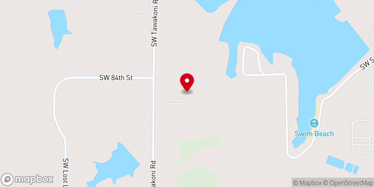 Map showing location of Disciples Center At Tawakoni