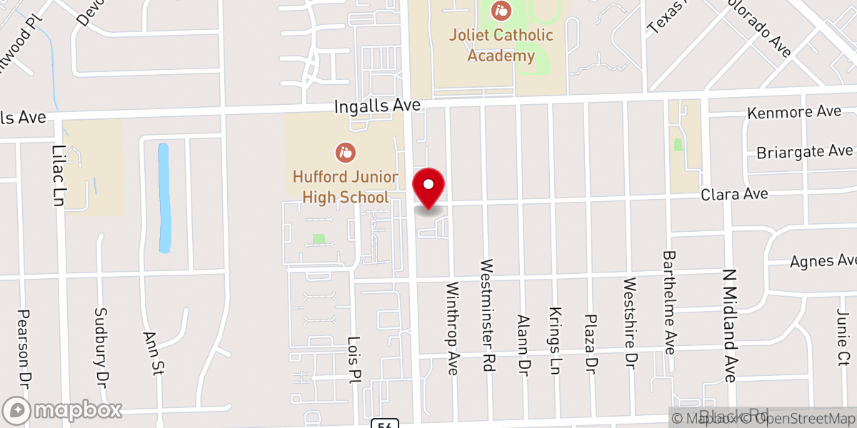 Map showing location of Iglesia Nueva Esperanza