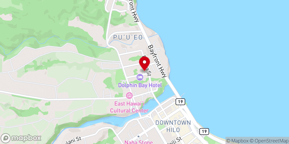 Map showing location of New Hope Keaukaha