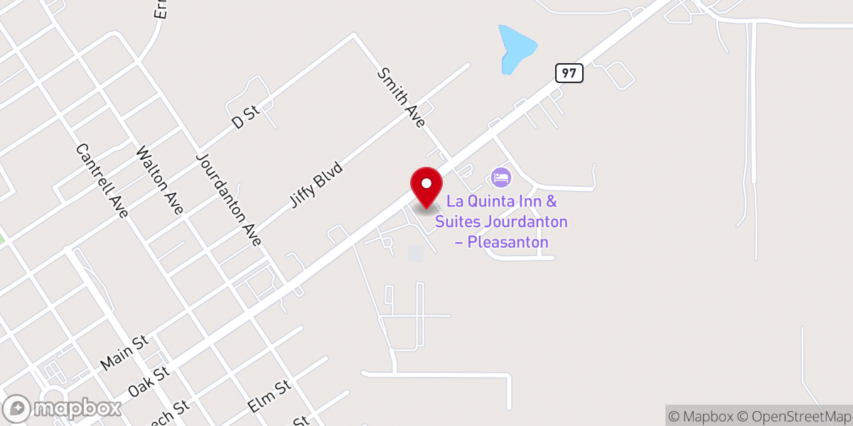 Map showing location of St. John Lutheran Church - LCMC