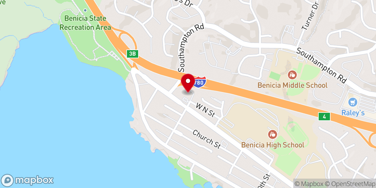 Map showing location of Graceway Community Church