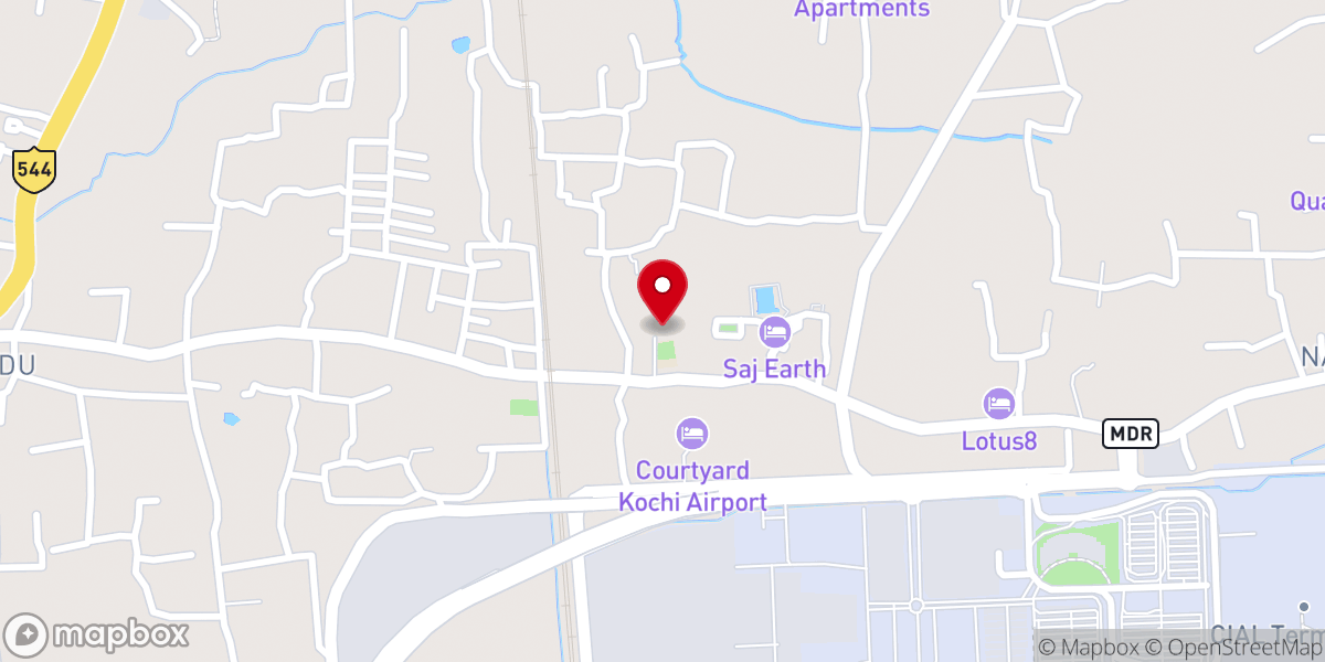 Map showing location of Mor. Sabore Afroth Jacobite Syrian Cathedral Great Church