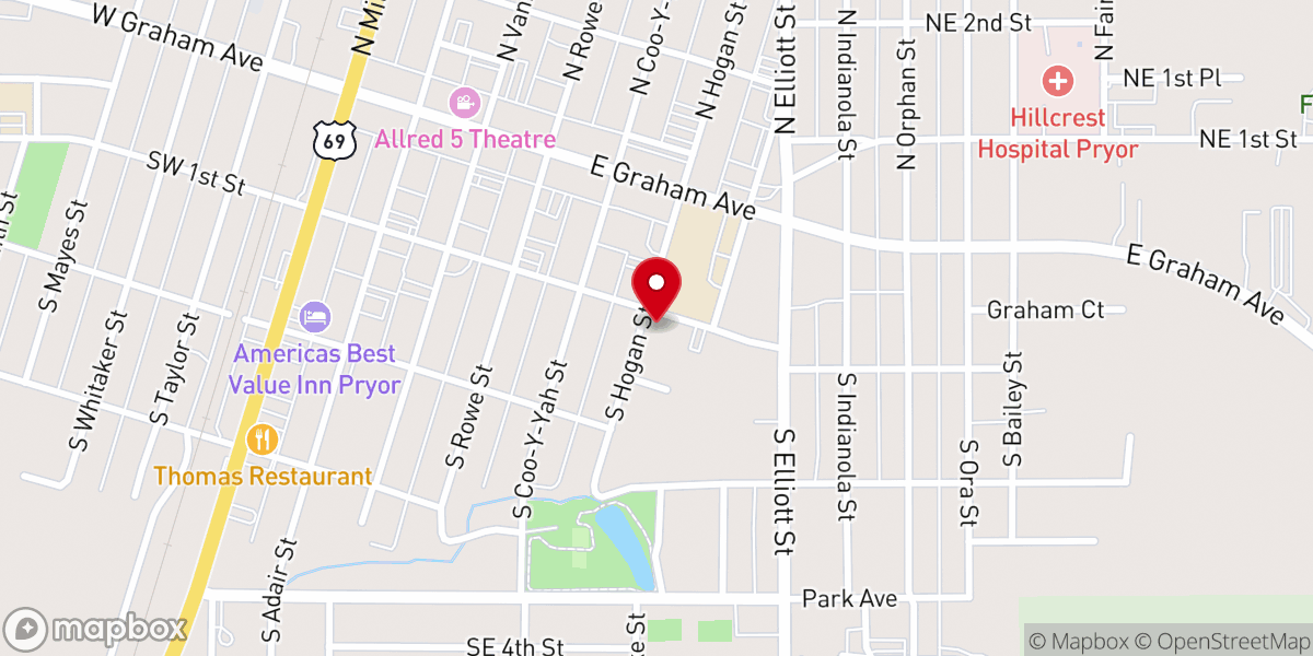 Map showing location of St Martin of Tours Episcopal Church