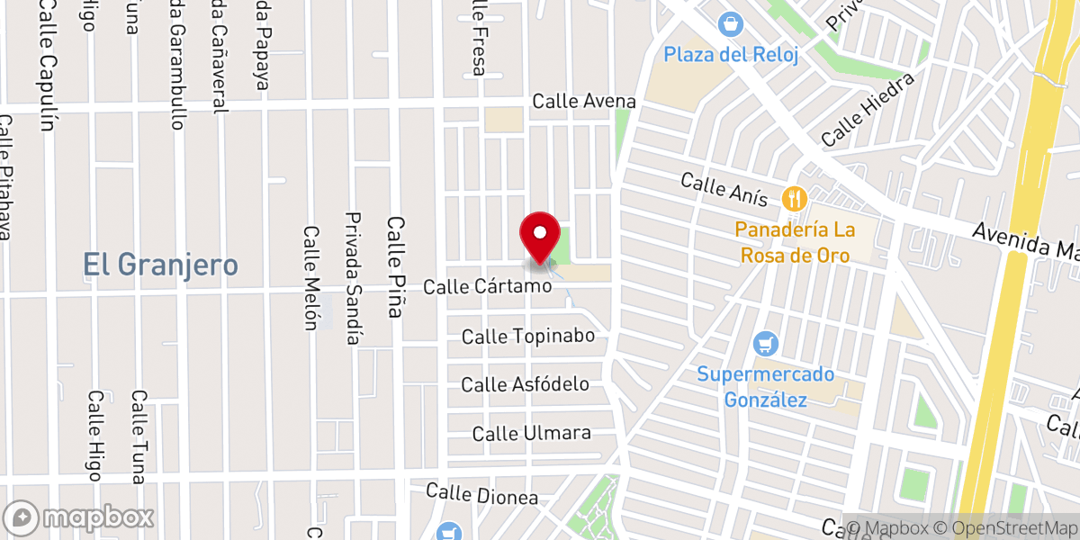 Map showing location of Iglesia Santa Margarita de Cortona