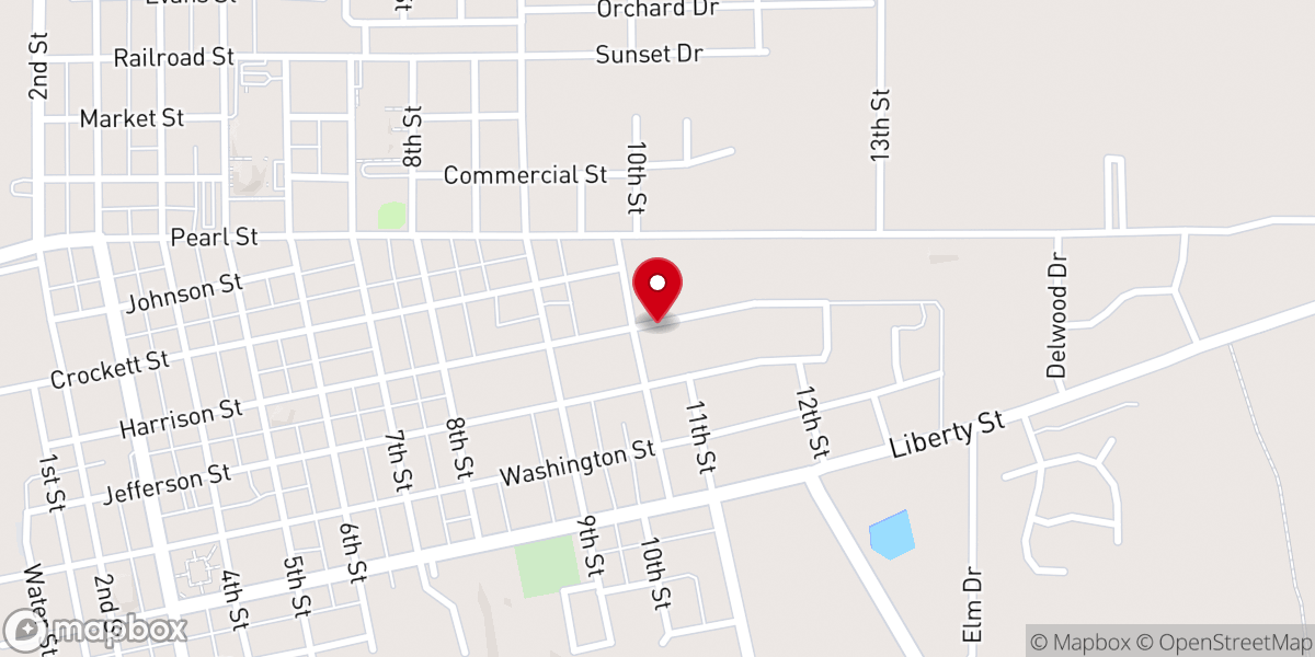 Map showing location of Homeward Bound Quartet Ministries Inc