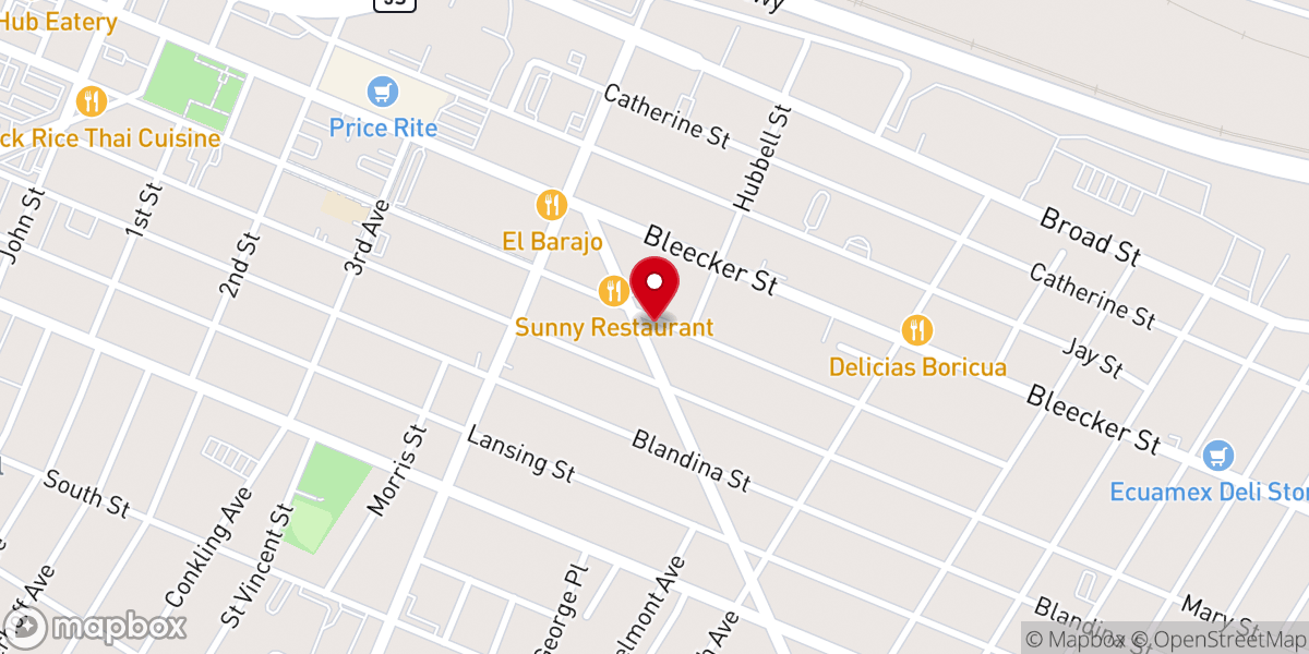 Map showing location of Iglesia De Cristo Misionera