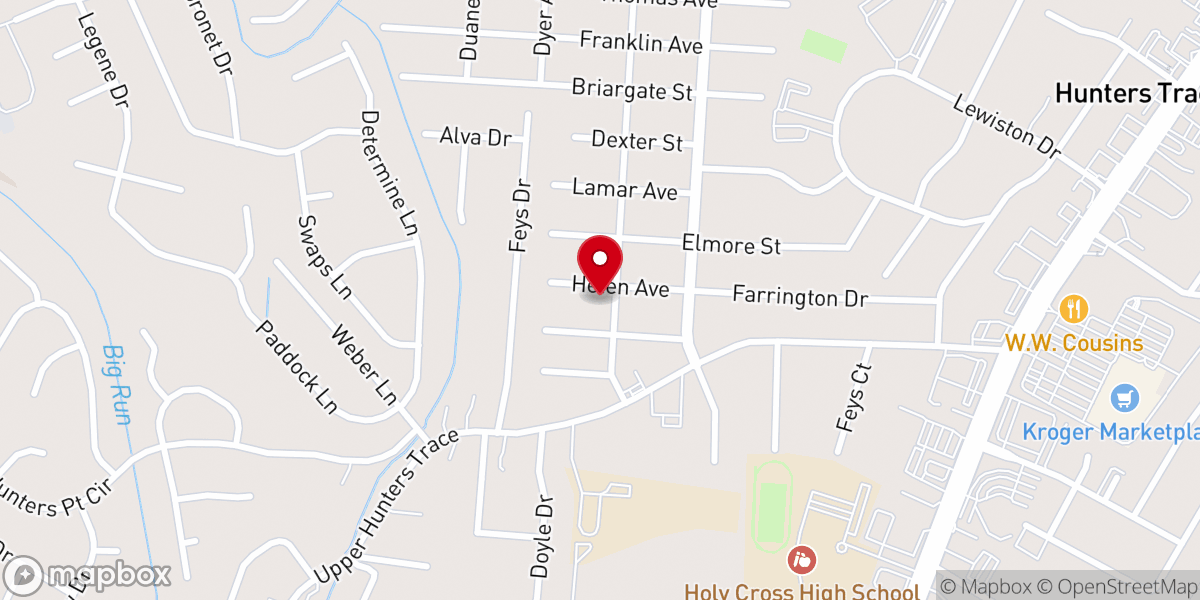 Map showing location of Friendship Separate Baptist Church