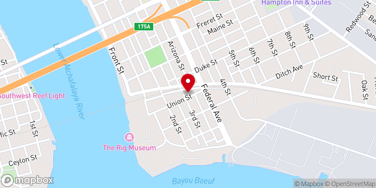 Map showing location of Sacred Heart of Jesus Roman Catholic Church