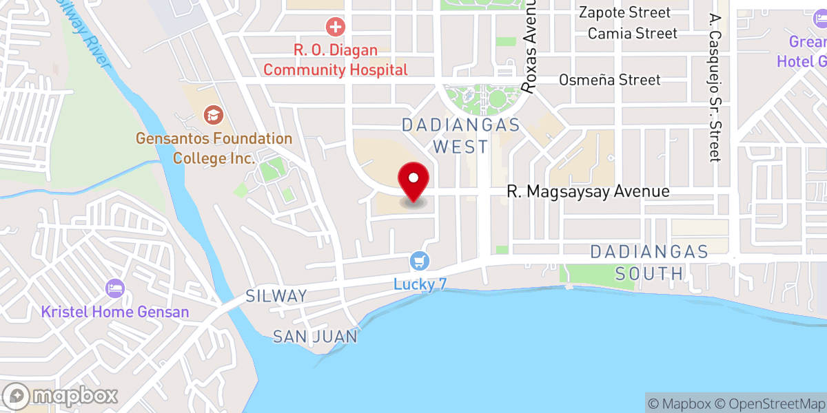 Map showing location of The Church of Jesus Christ of Latter-day Saints