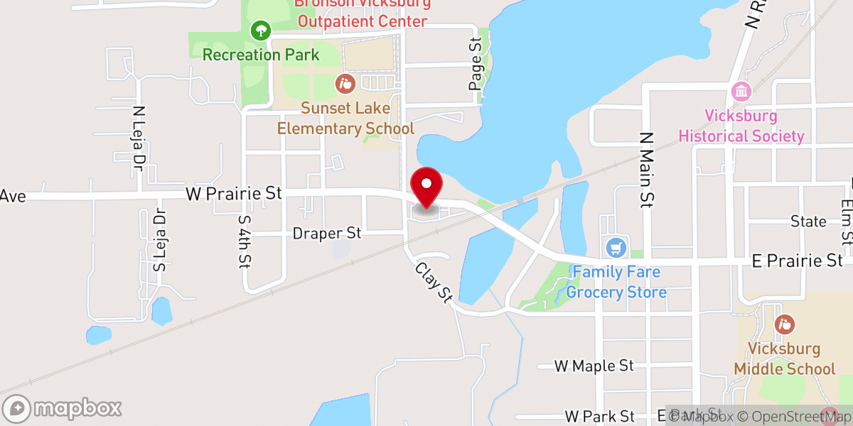 Map showing location of R&R Weddings and Events