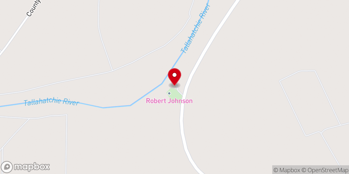 Map showing location of Little Zion Missionary Baptist Church