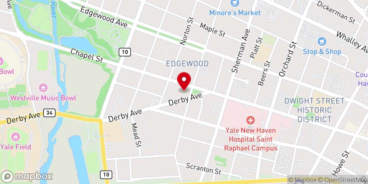 Map showing location of Omega Seventh-day Adventist Church