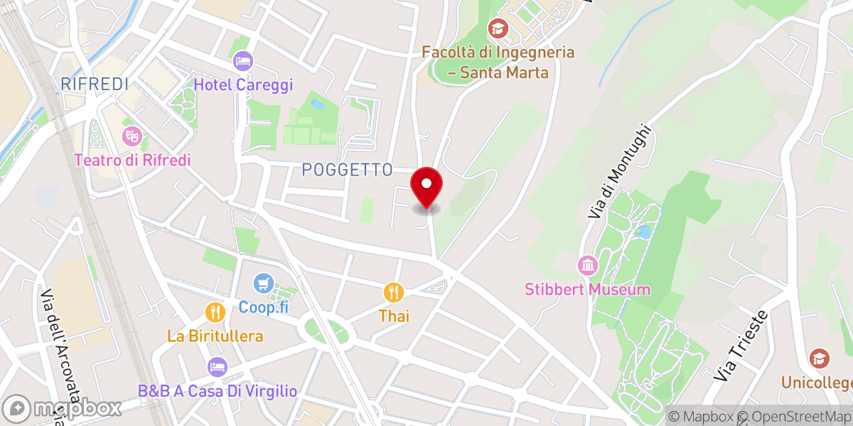 Map showing location of Chiesa conventuale di san Francesco a Montughi