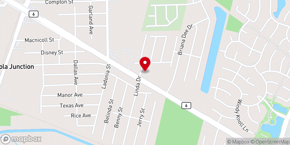 Map showing location of Sacred Heart Social Ministry - Food Distribution Center