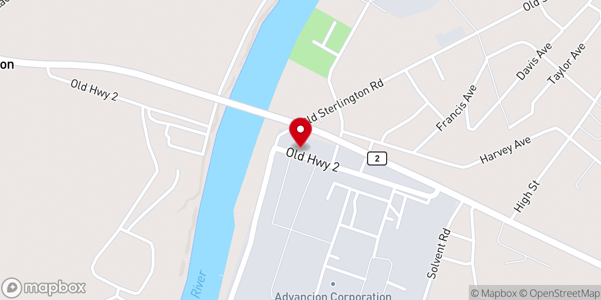 Map showing location of Sterlington
