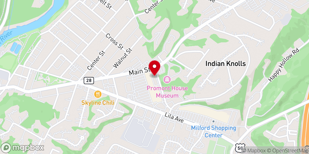 Map showing location of Ohio Christian Counseling Ministries