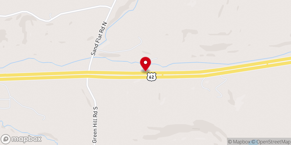 Map showing location of North Ark Church of Christ