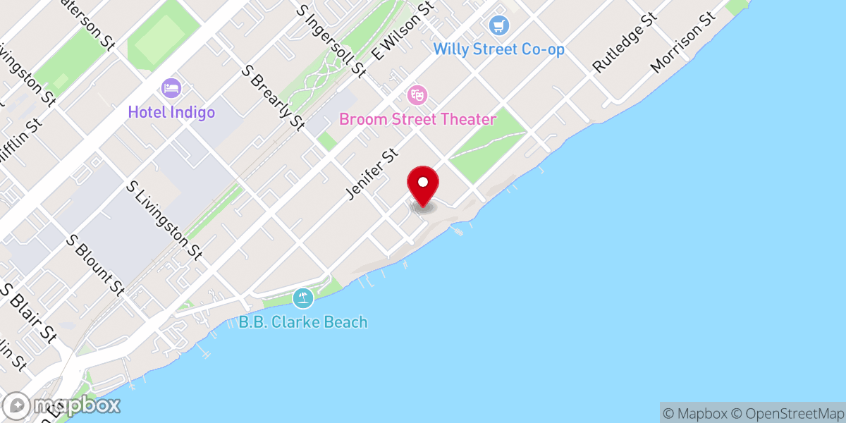 Map showing location of Immanuel Lutheran Church