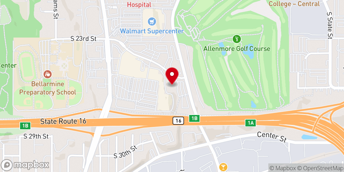 Map showing location of New Community Church