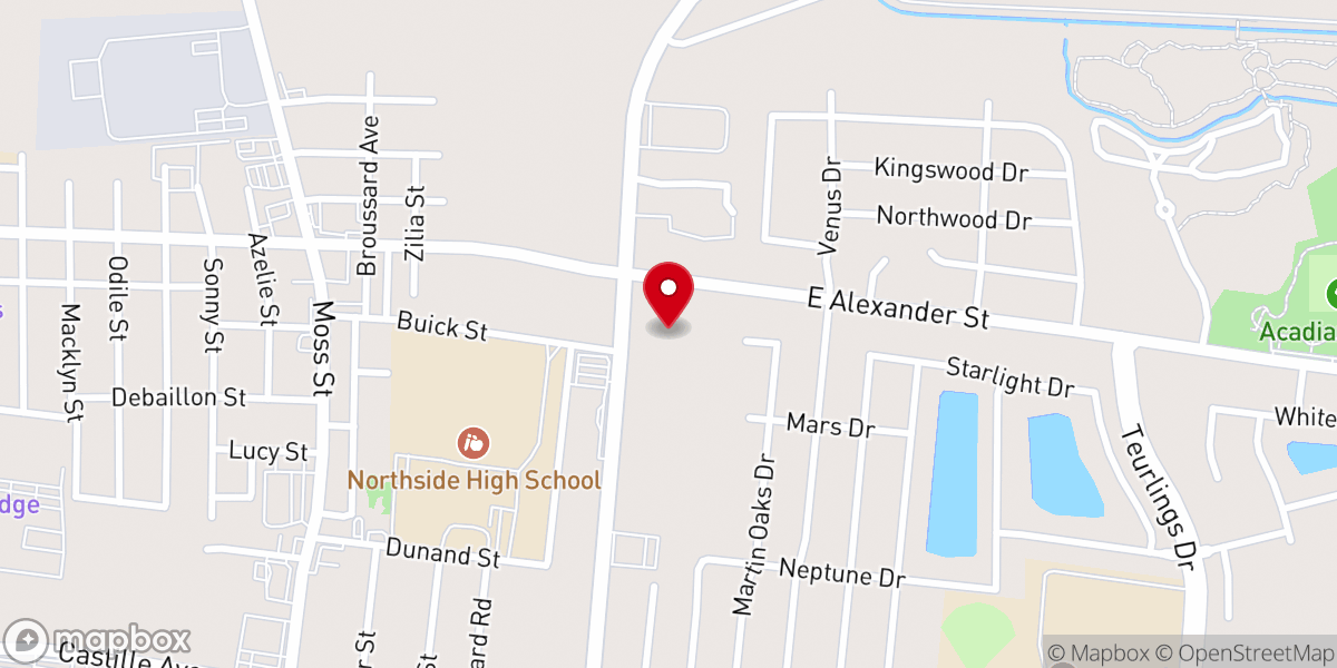 Map showing location of Louisiana Avenue United Methodist Church