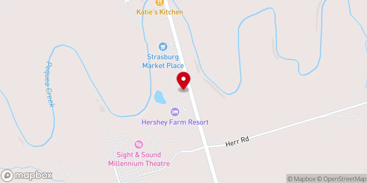 Map showing location of Harvest View Fellowship