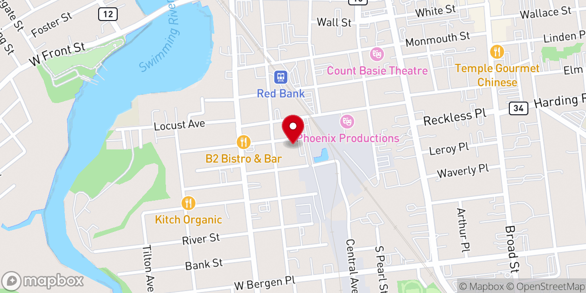 Map showing location of Parish Office & Center