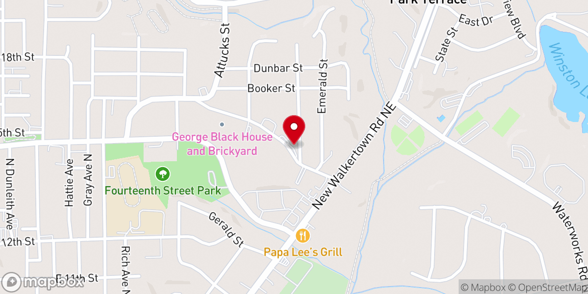 Map showing location of Trinity Chapel