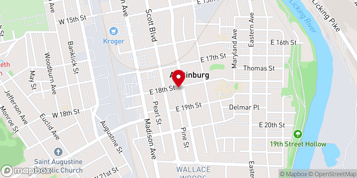 Map showing location of Three Kings Fellowship Christian Church
