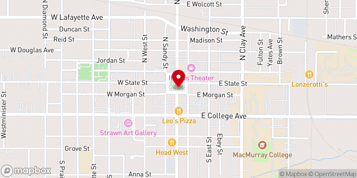 Map showing location of Disciple Bible Outreach Ministries of Illinois Inc
