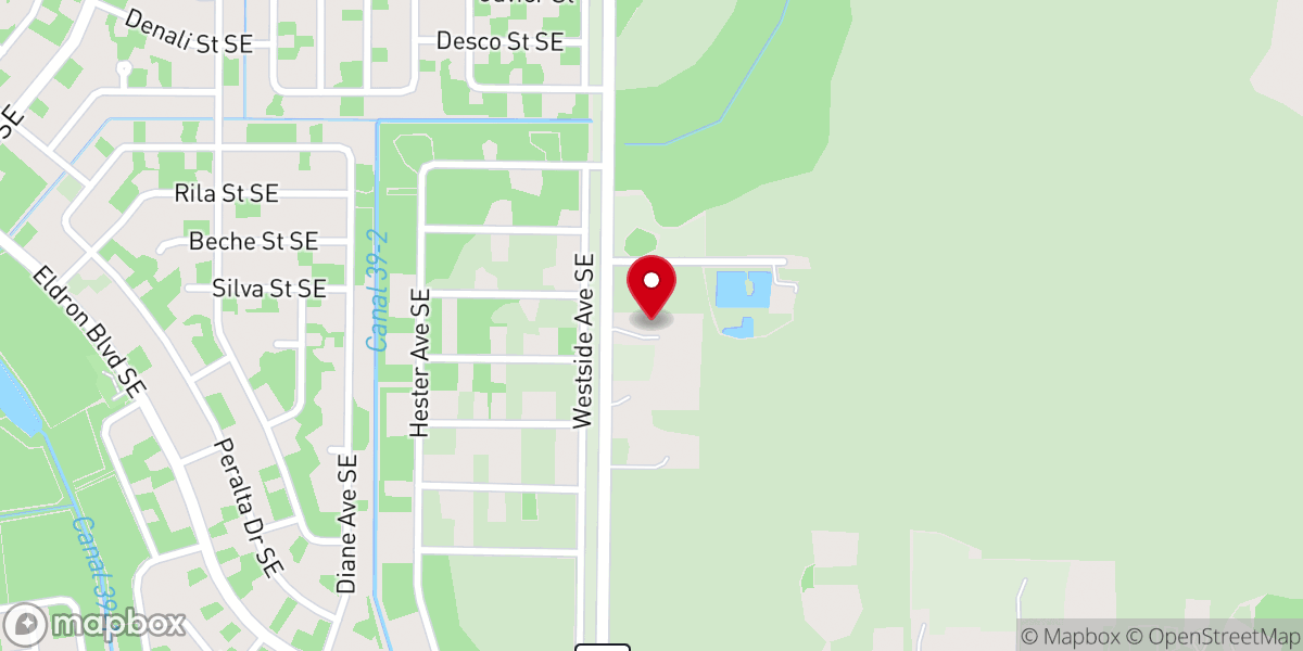 Map showing location of South Brevard SDA Church