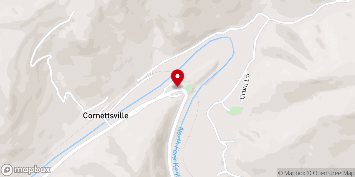 Map showing location of Mt Olivet Baptist Church