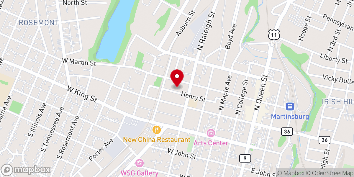 Map showing location of Recovery Church Movement