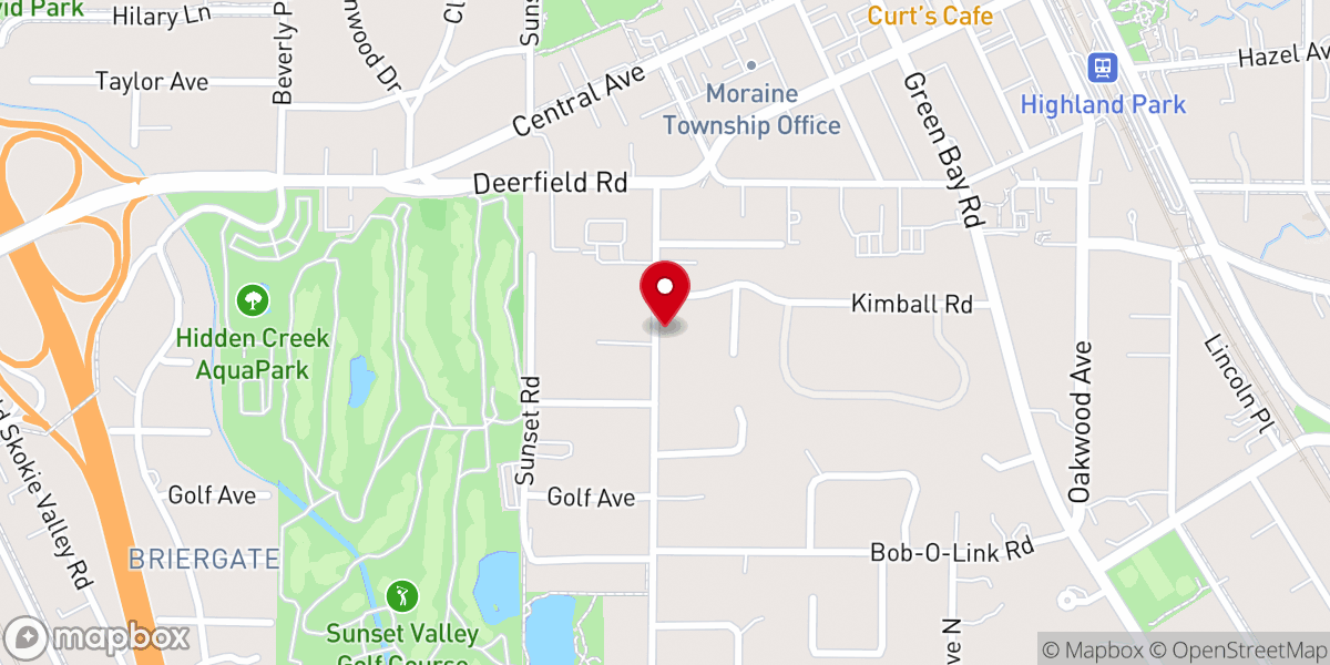 Map showing location of Congregation Solel