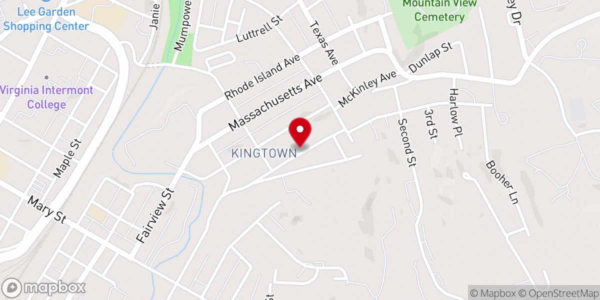 Map showing location of For Zion's Sake Ministries