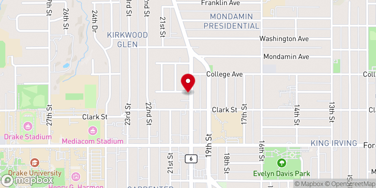 Map showing location of Pray and Release Cci Ministries Inc