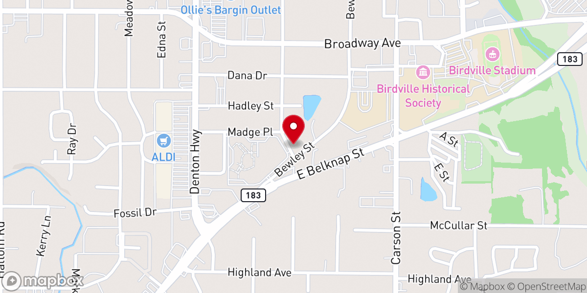 Map showing location of Living Word Community Church