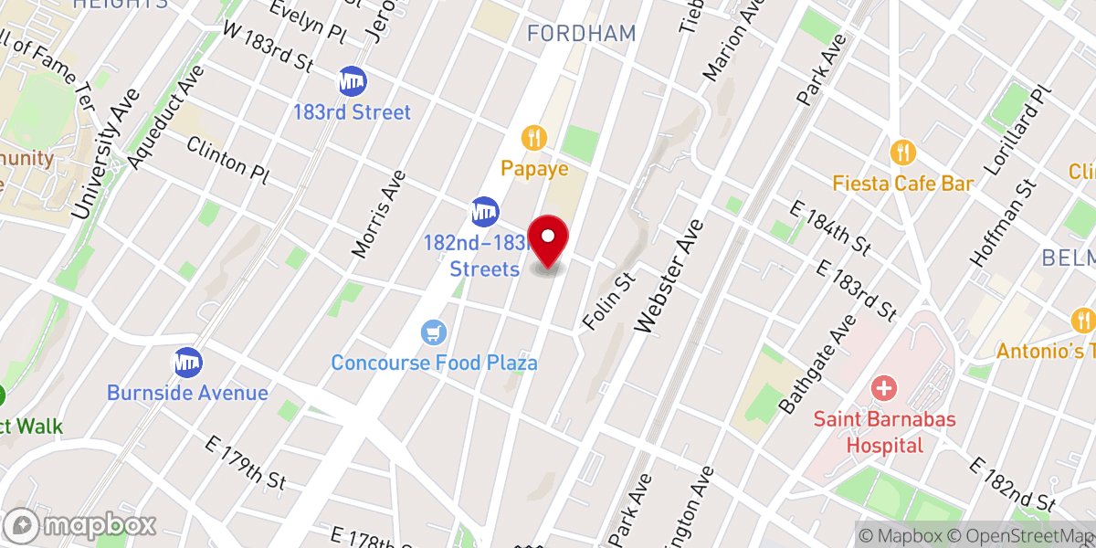 Map showing location of St Simon Stock - St Joseph Church