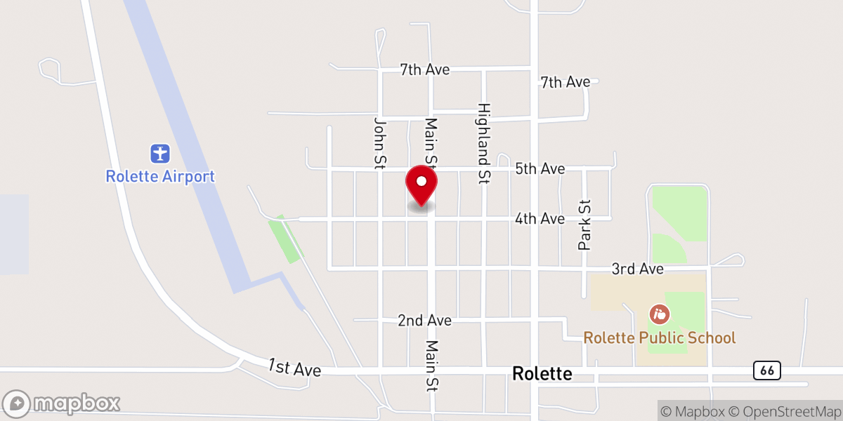 Map showing location of Sacred Heart Catholic Church