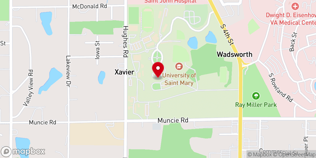 Map showing location of Annunciation Chapel