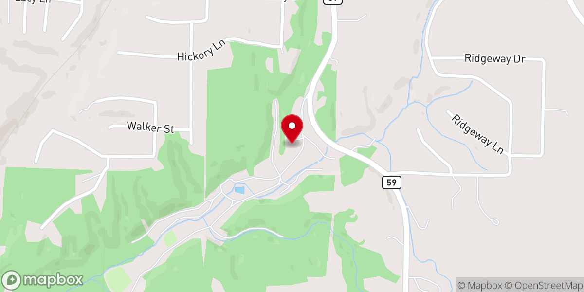 Map showing location of Arkansas Baptist Assembly