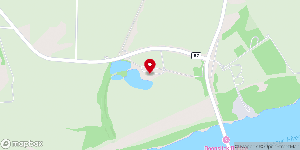 Map showing location of Oasis Mennonite Church