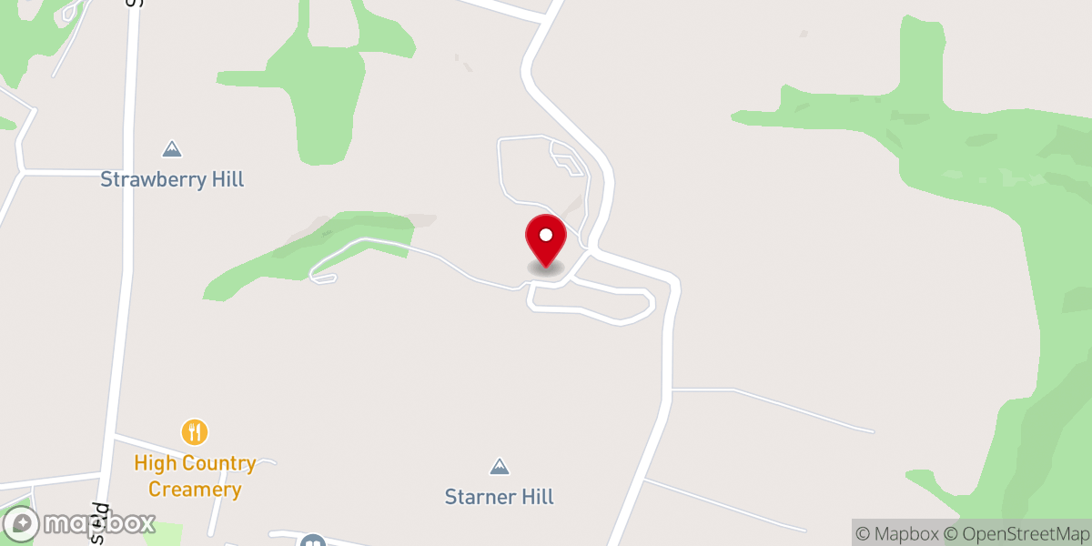 Map showing location of Maple Glen Church