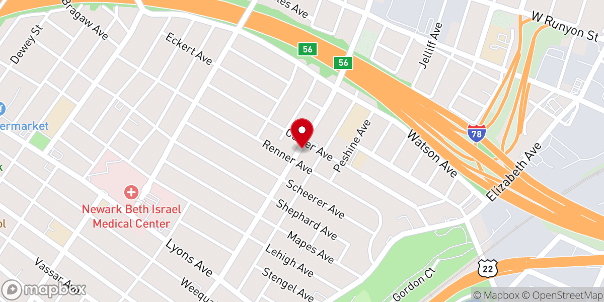 Map showing location of Triumph the Church of the New Age Inc