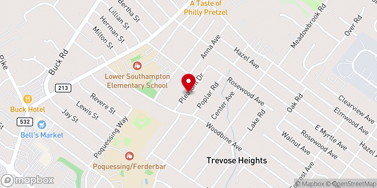 Map showing location of Power of Salvation Ministry