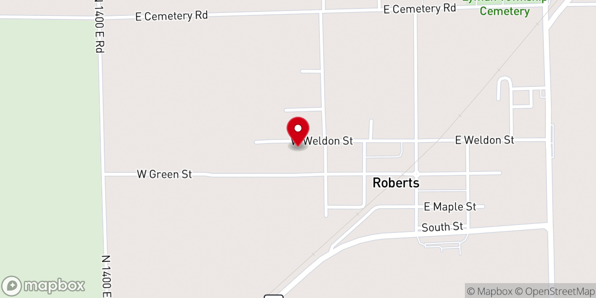 Map showing location of St Paul's Lutheran Church
