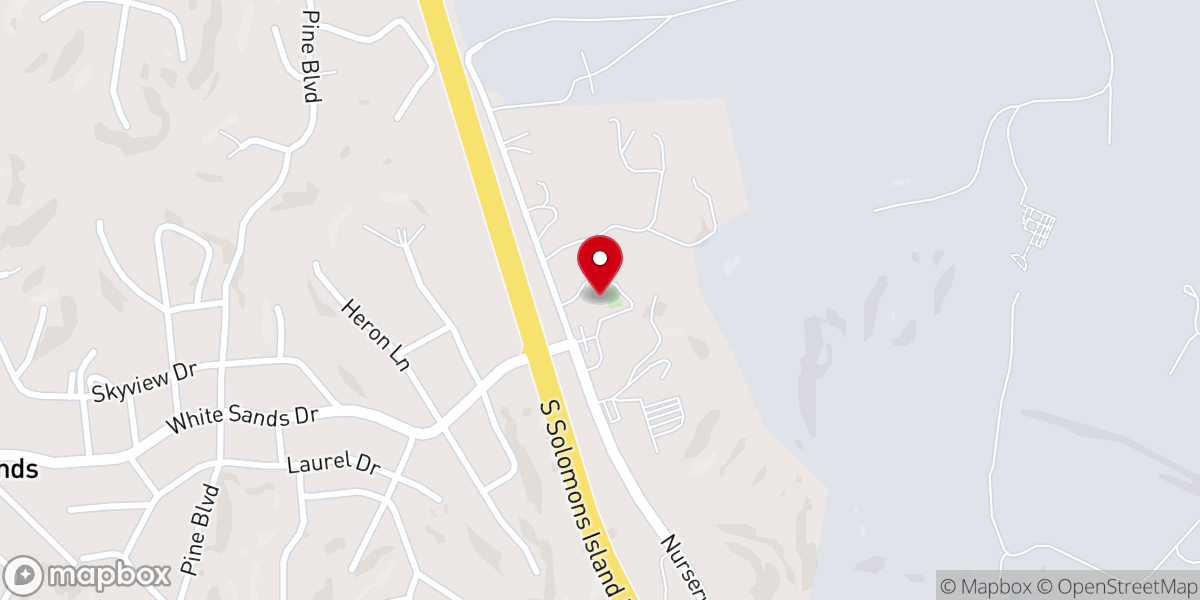 Map showing location of Calvary Bible Church