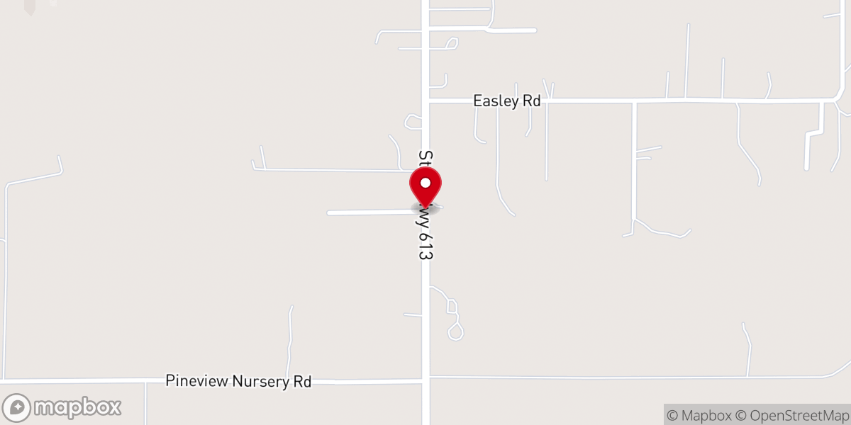 Map showing location of Heritage Baptist Church