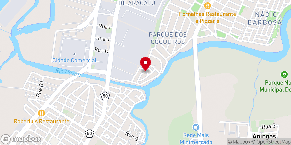 Map showing location of Assembleia de Deus Pantanal