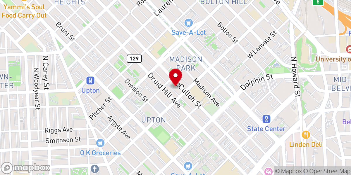Map showing location of Apostolic Community Fellowship
