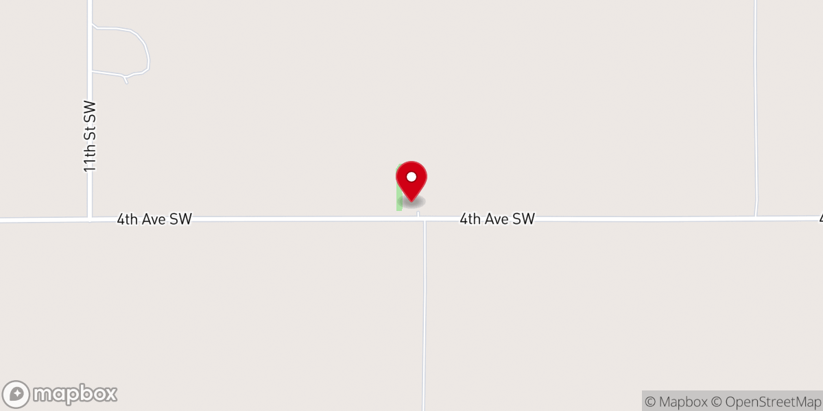 Map showing location of North Grand Church